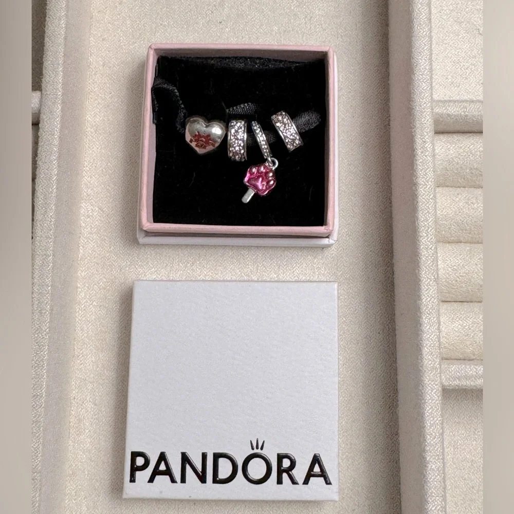 Pandora Disney & Pink Charm Bundle – 4 Charms - Picture 2 of 5